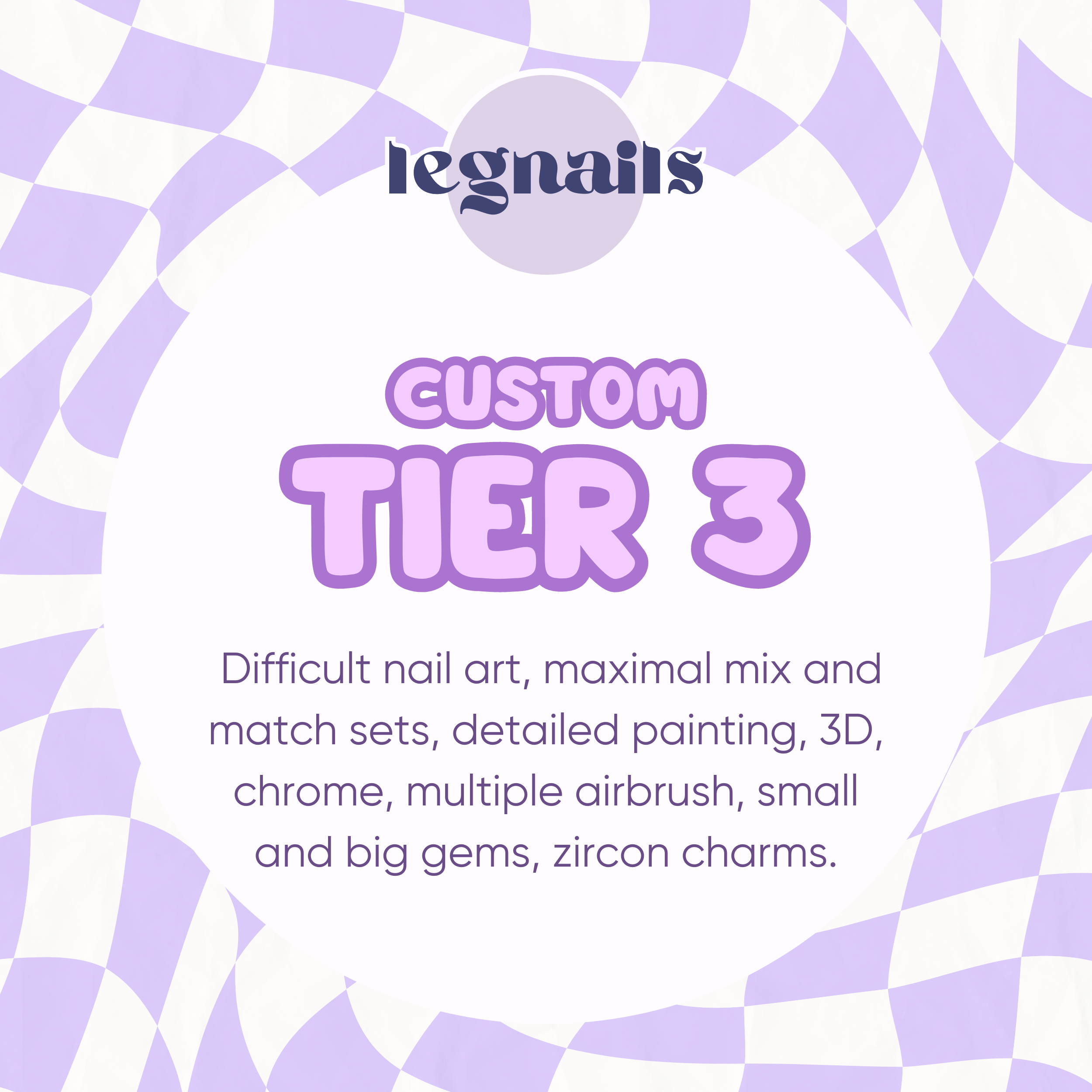 Custom Tier Custom Tier 3D design – Legnails